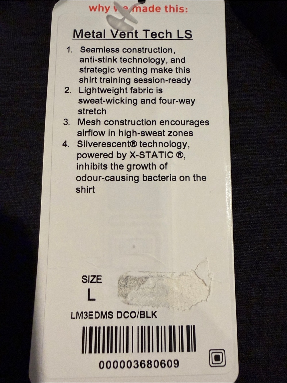 Lululemon Men's Metal Vent Tech Shirt - Picture 5 of 5
